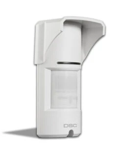 DSC Wired Dual Tech Outdoor Motion Sensor, Pet Immune