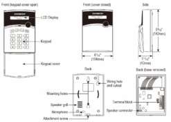 Seco-Larm E-922CPQ Enforcer Telephone Dialer With Listen-In And Remote Relay Control -SecureGuard Shop e 922cpq diagrams